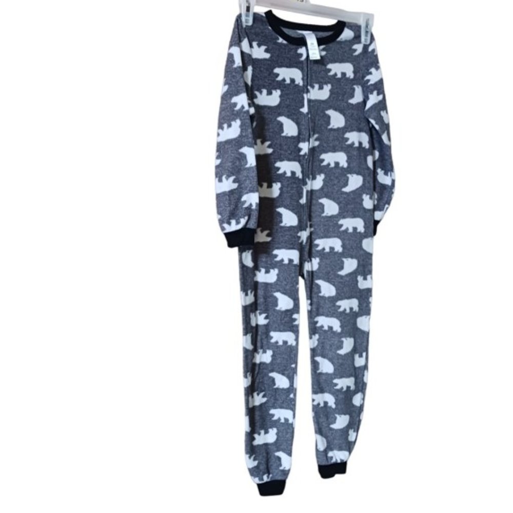 Kids Polar Bear Micro Fleece Footless Sleeper Pajama  Size  6X